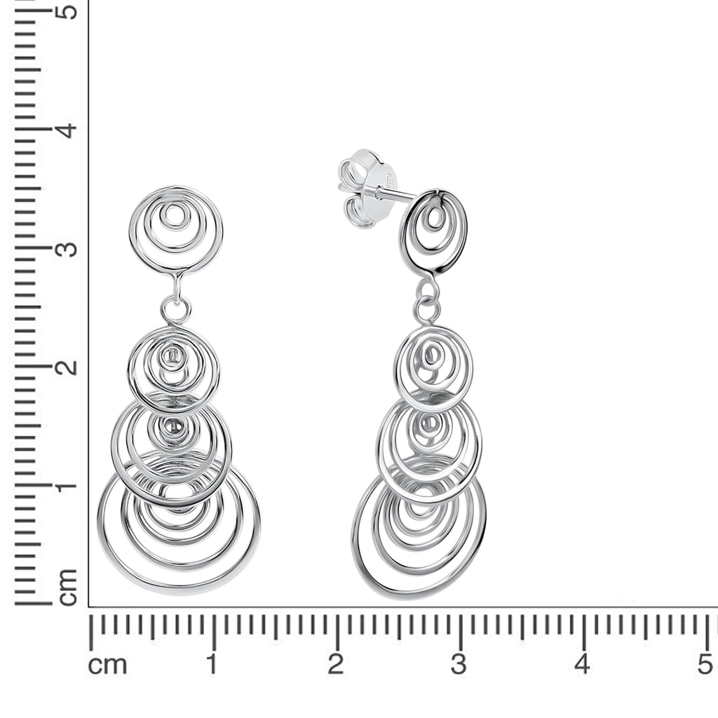 Ohrstecker 925 Silber rhodiniert