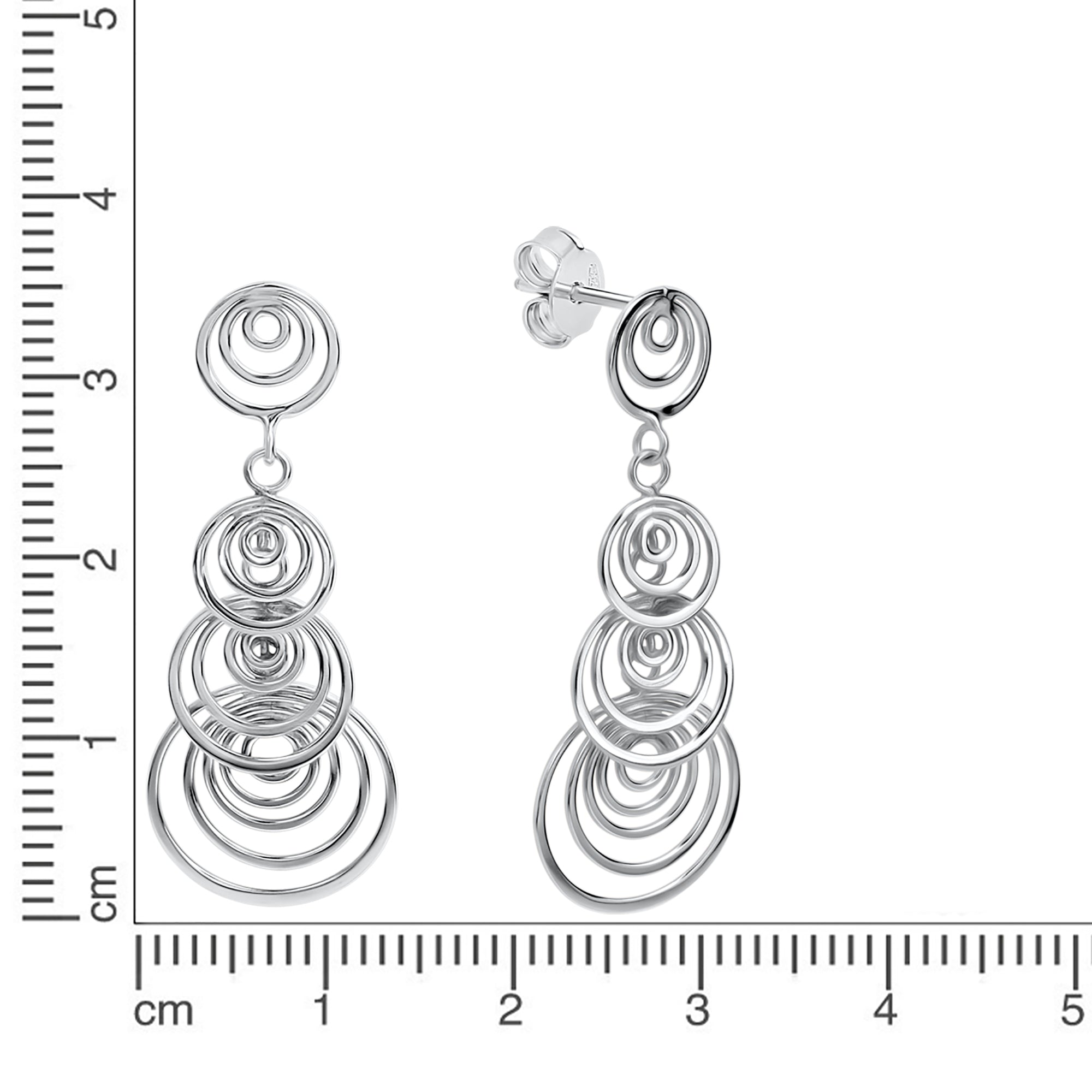 Ohrstecker 925 Silber rhodiniert