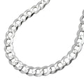 Kette 4,5mm flache Panzerkette Silber 925 55cm
