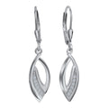 Ohrhänger 925 Silber Zirkonia weiß