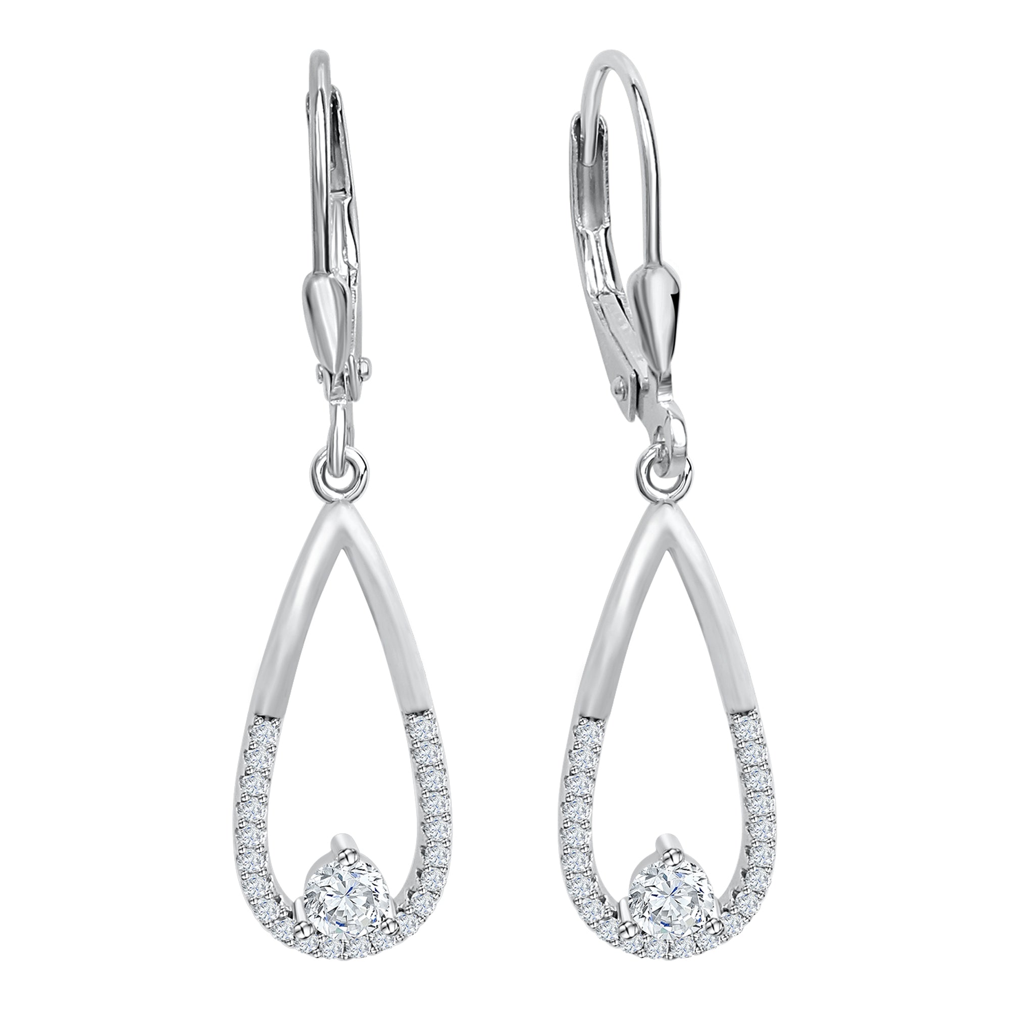 Ohrhänger 925 Silber Zirkonia