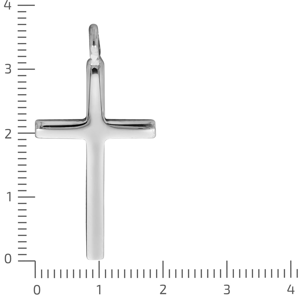Anhänger 925 Silber rhodiniert Kreuz