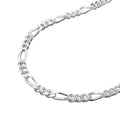 Kette 2 mm Figaro Silber 925 45 cm