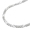 Kette 3 mm Figarokette Silber 925 50 cm