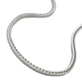 Kette 1,5mm Fuchsschwanzkette vierkant Silber 925 50cm
