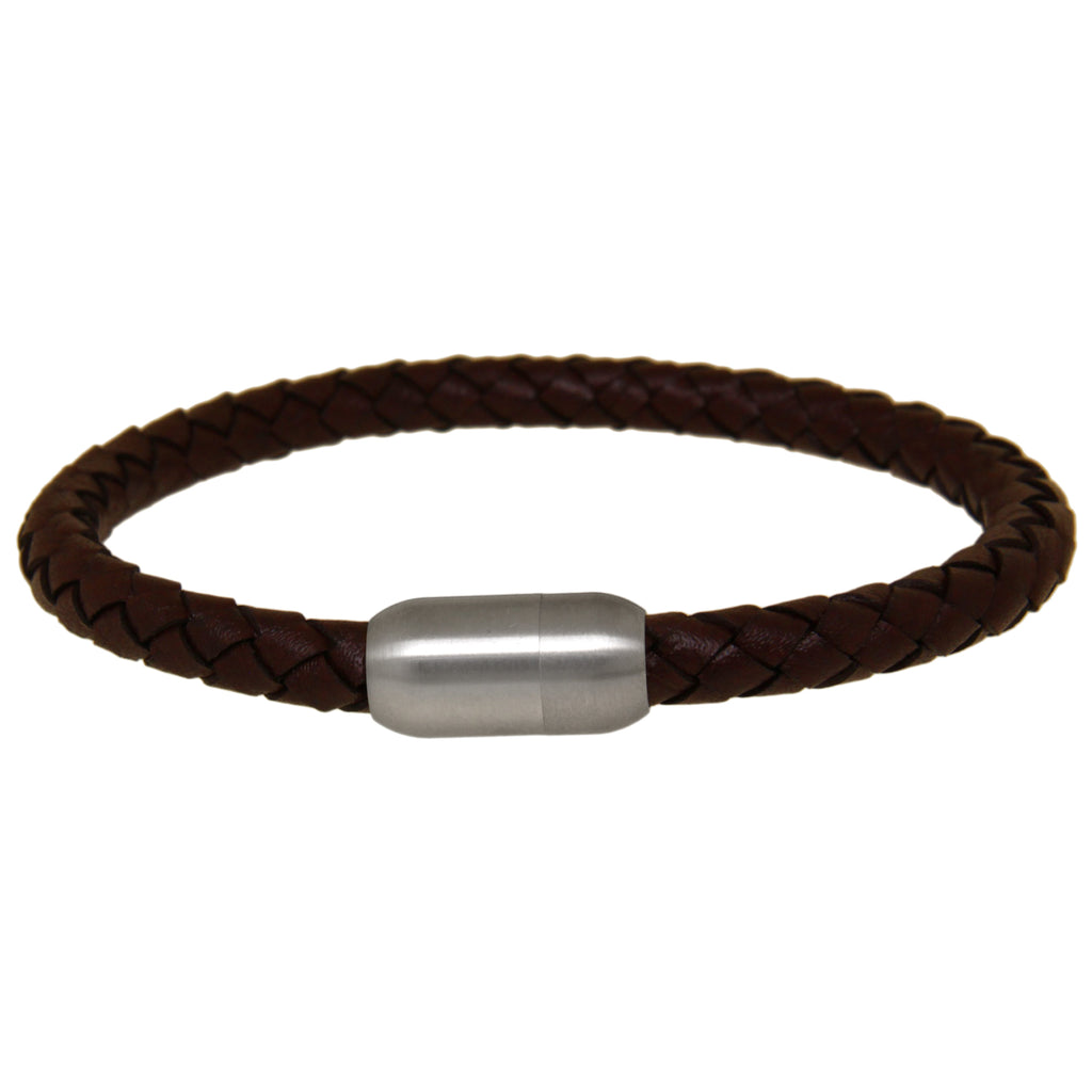 Armband Edelstahl Leder Gravur