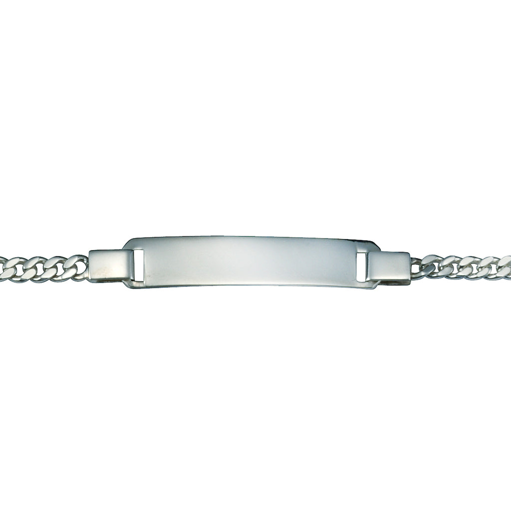 Armband 925 Sterling Silber glanz 14/16cm Gravur Namen 8 Buchstaben