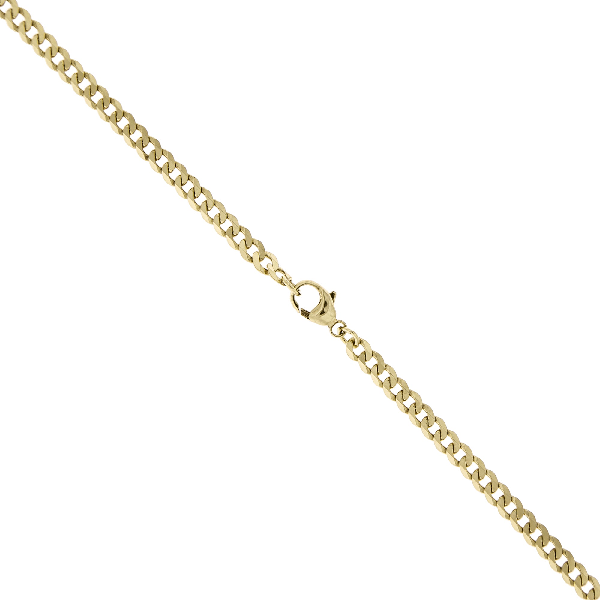 Collier 333 Gelbgold Panzerkette