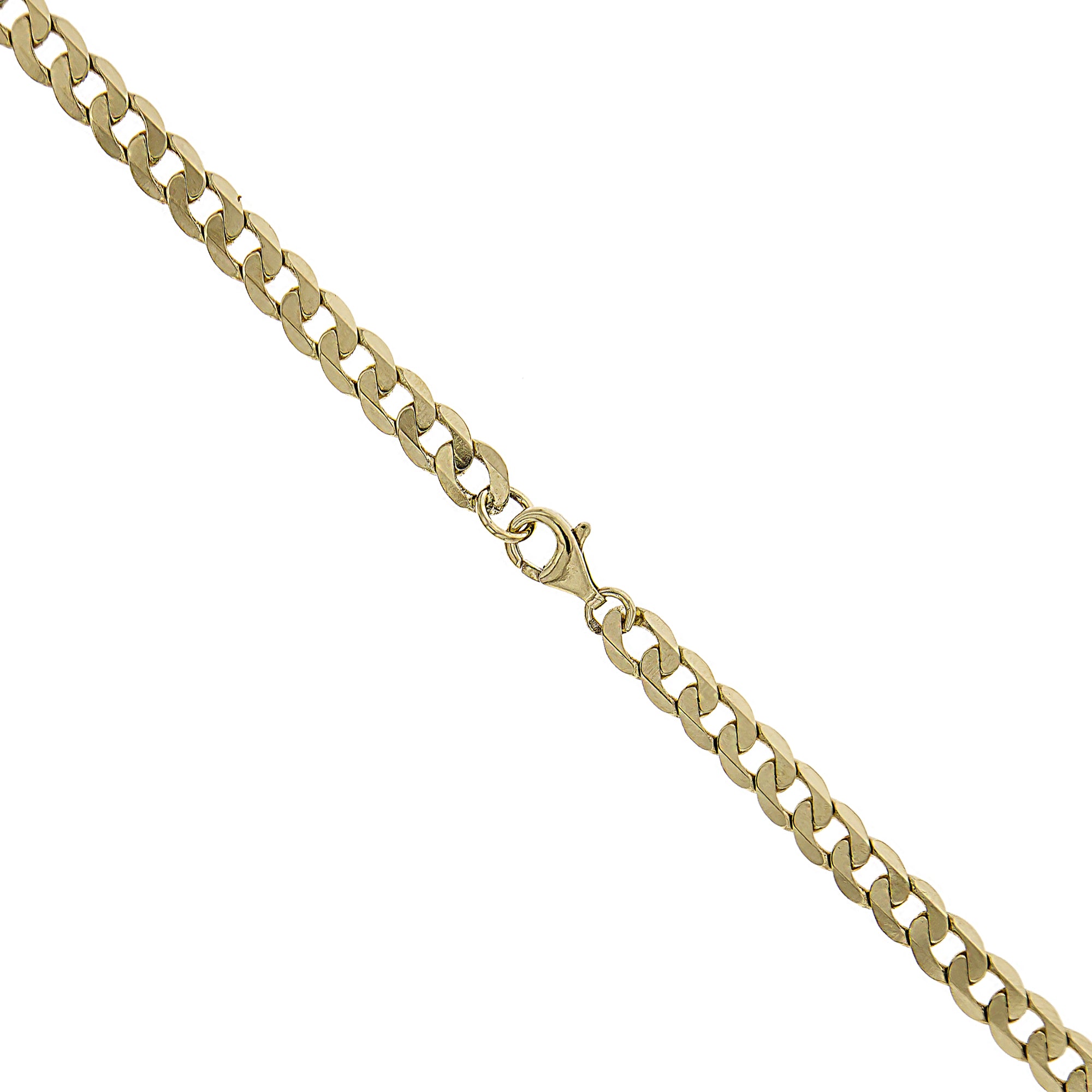 Collier 333 Gelbgold Panzerkette