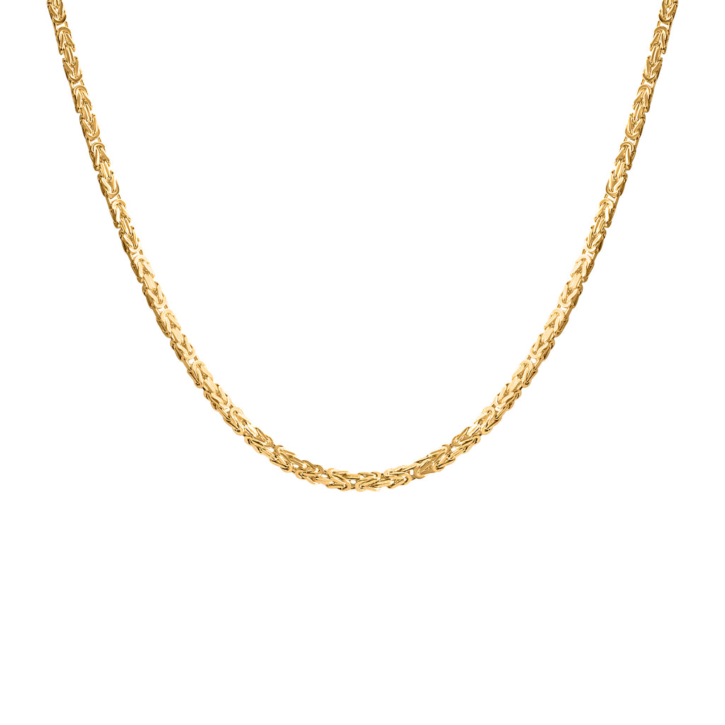 Collier 333 Gelbgold Königskette