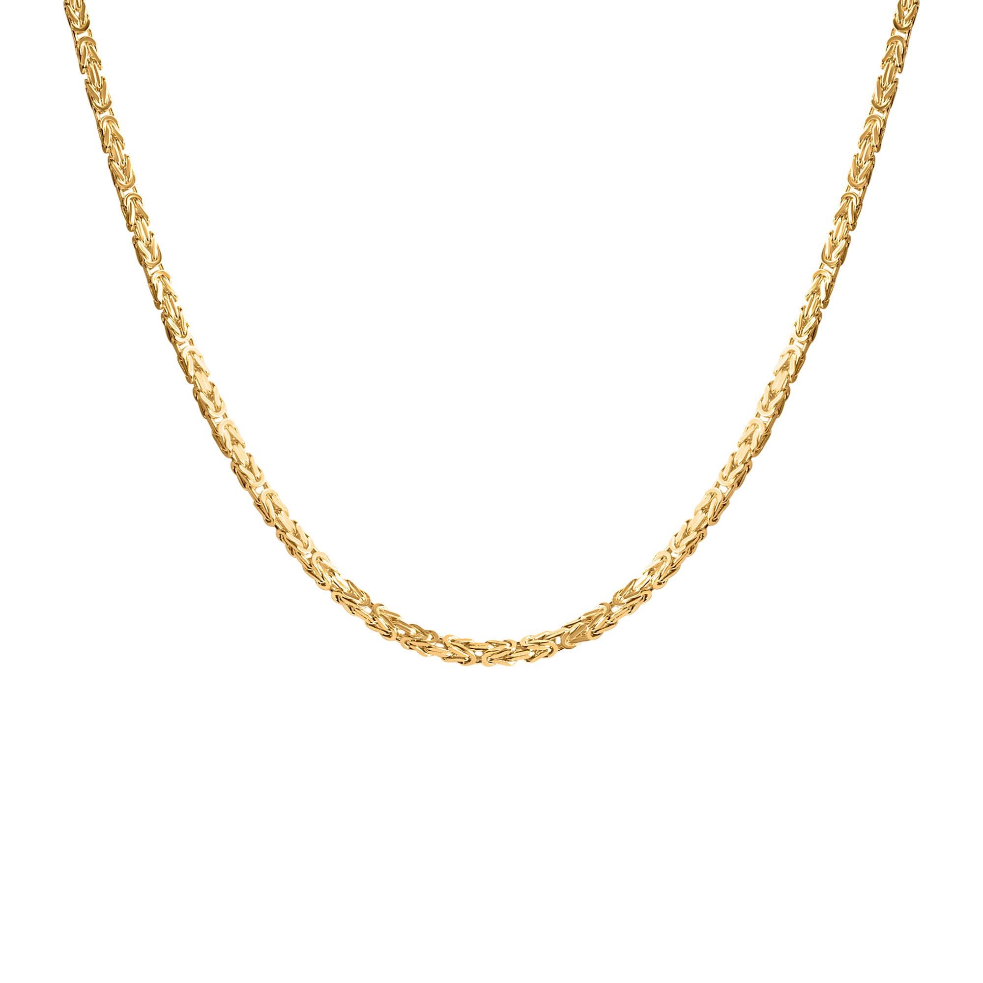 Collier 333 Gelbgold Königskette