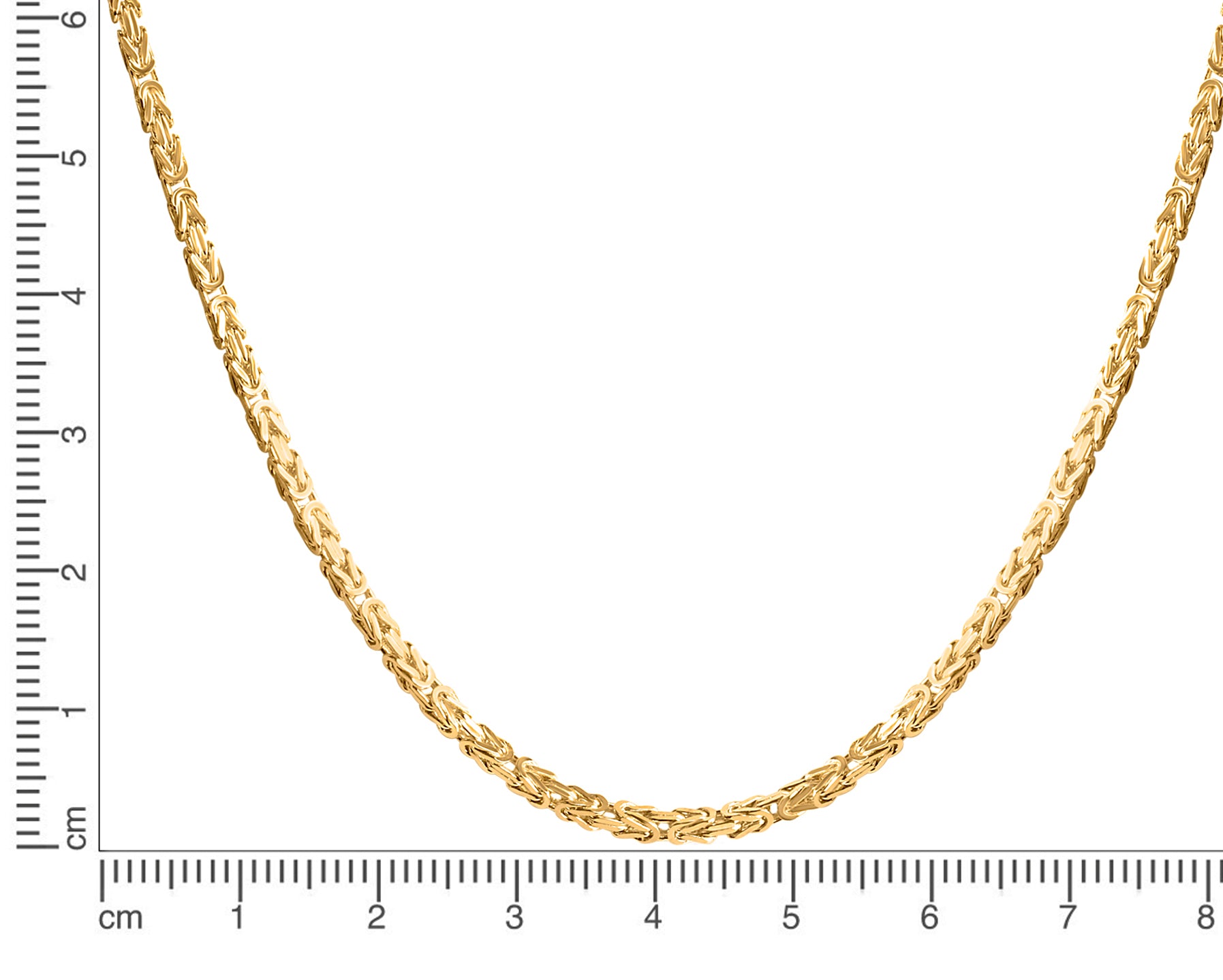 Collier 333 Gelbgold Königskette