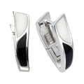 Klappcreolen 925 Sterling Silber Lack