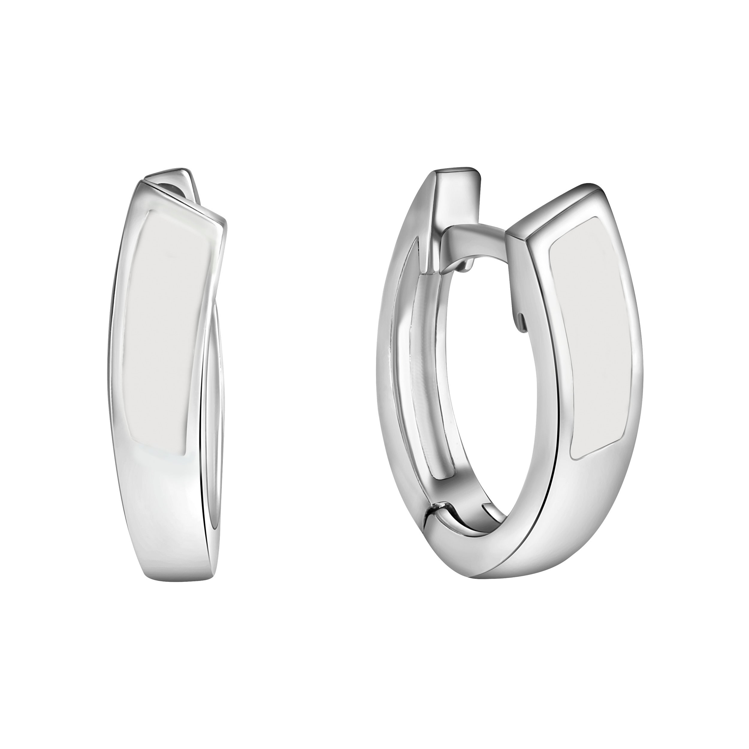 Klappcreolen 925-Sterling Silber rhodiniert