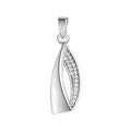 Anhänger 925-Sterling Silber rhodiniert Zirkonia