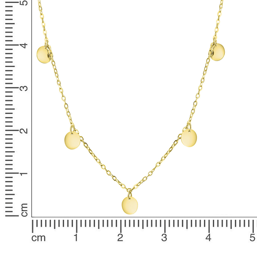 Collier 925-Sterling Silber vergoldet