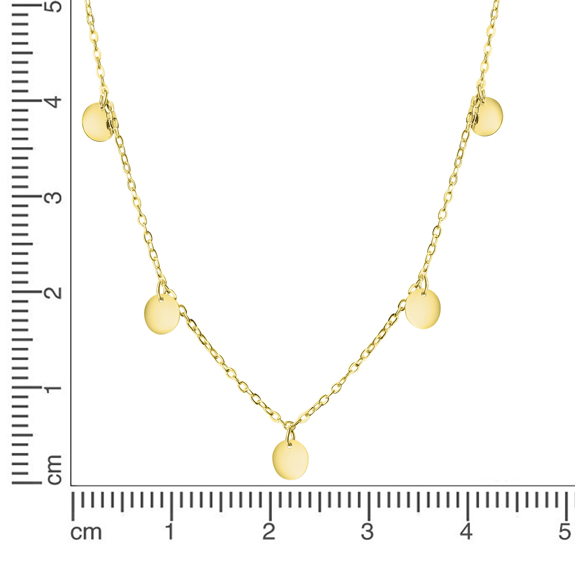 Collier 925-Sterling Silber vergoldet