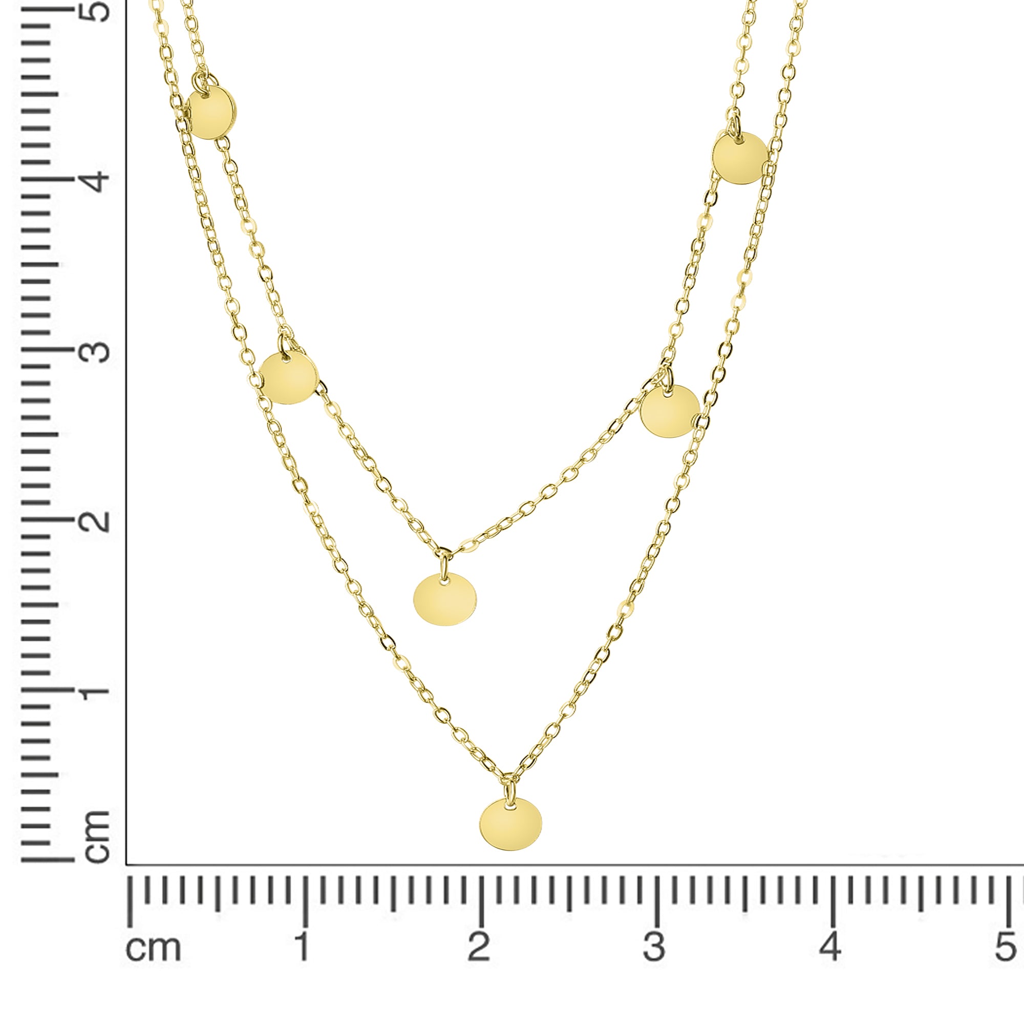 Collier 925-Sterling Silber vergoldet