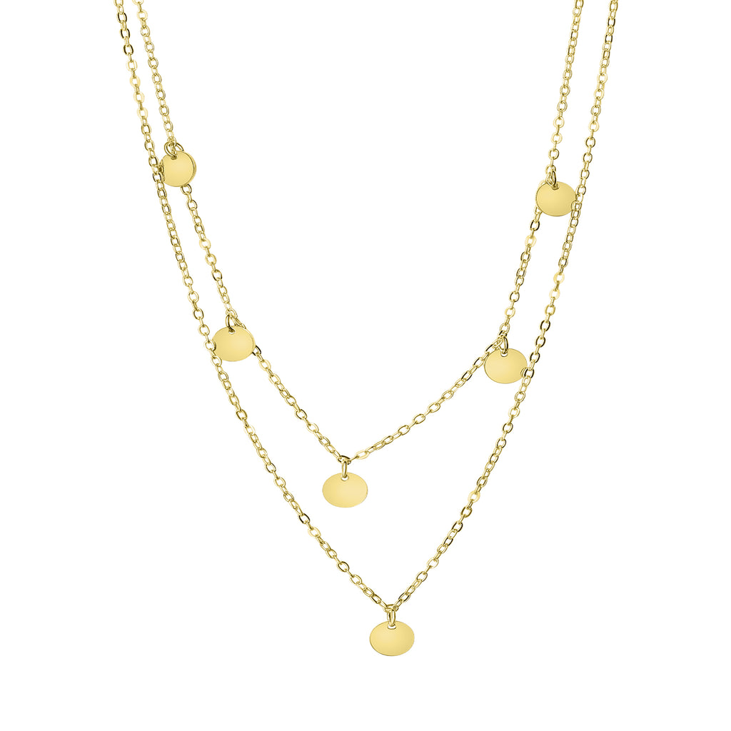 Collier 925-Sterling Silber vergoldet