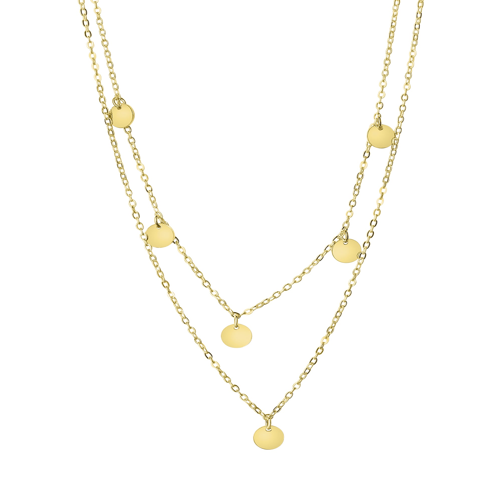 Collier 925-Sterling Silber vergoldet