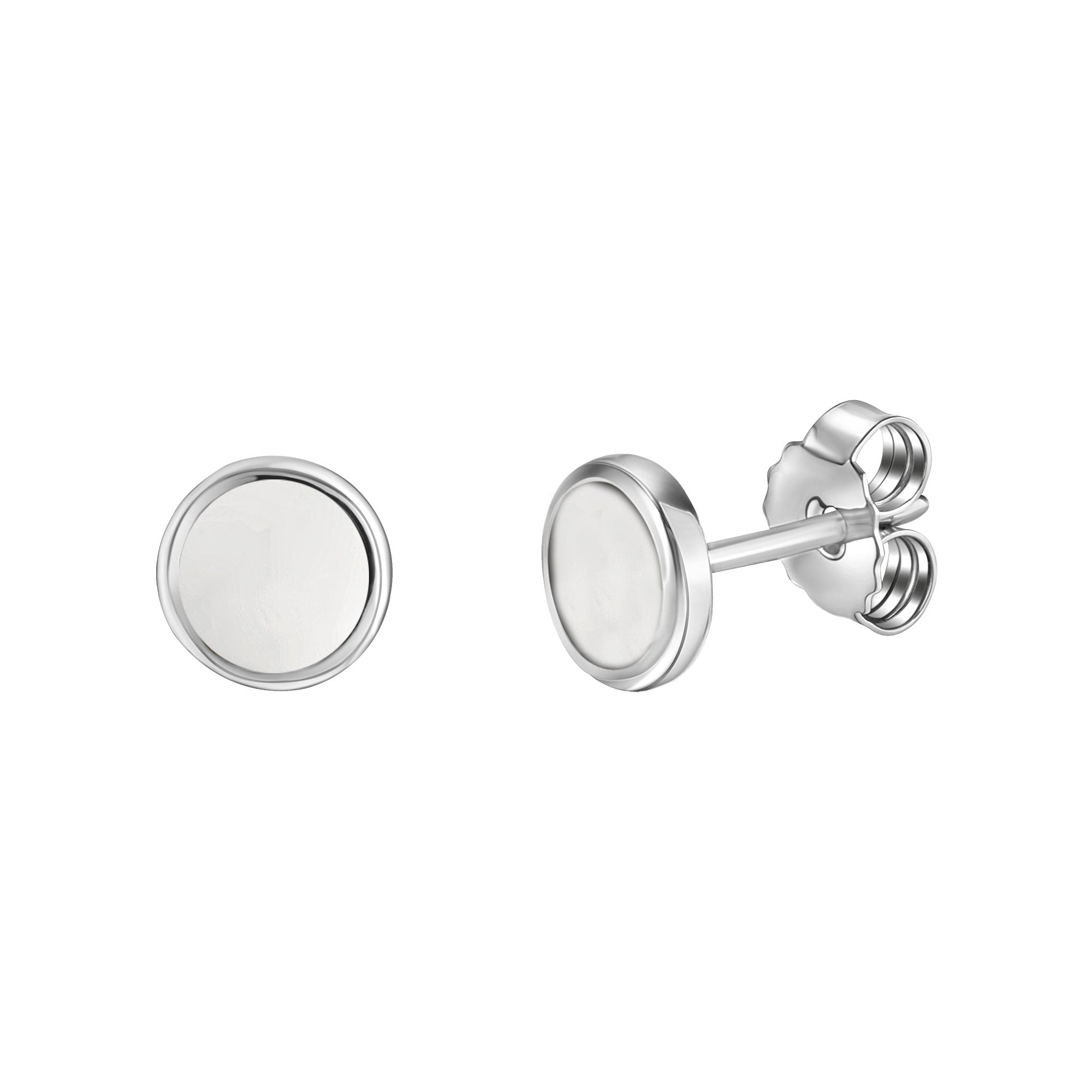 Ohrstecker 925-Sterling Silber rhodiniert