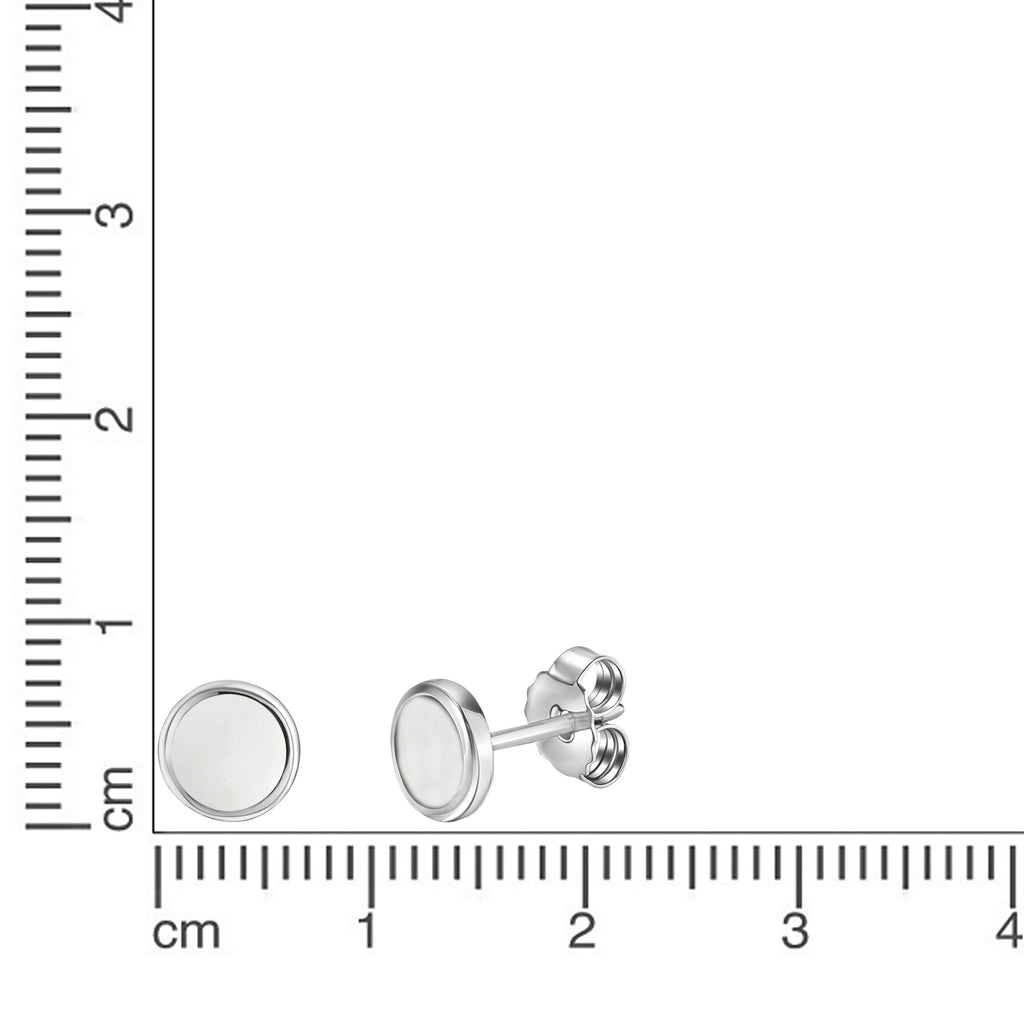 Ohrstecker 925-Sterling Silber rhodiniert