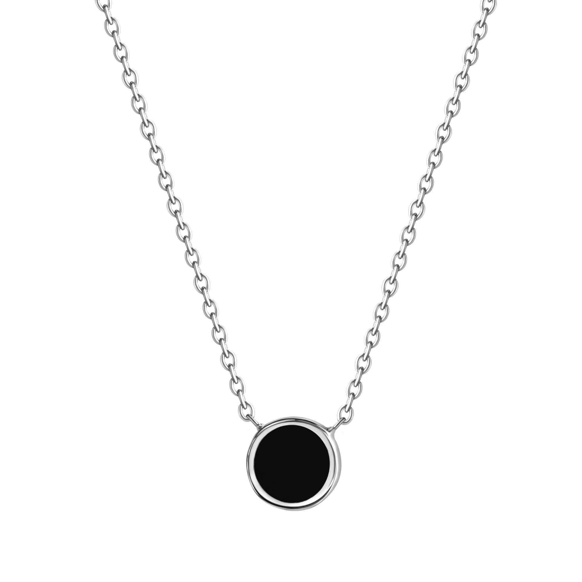 Collier 925-Sterling Silber rhodiniert