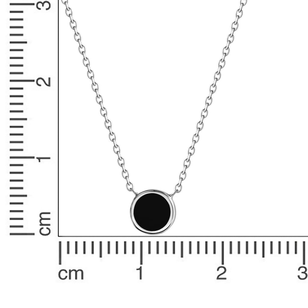 Collier 925-Sterling Silber rhodiniert
