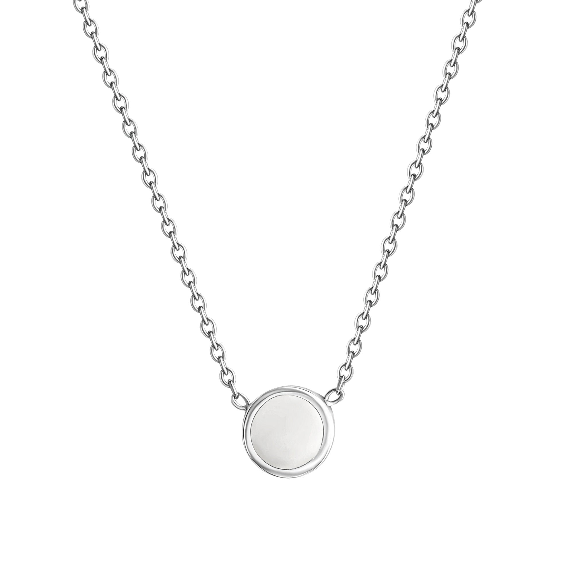 Collier 925-Sterling Silber rhodiniert