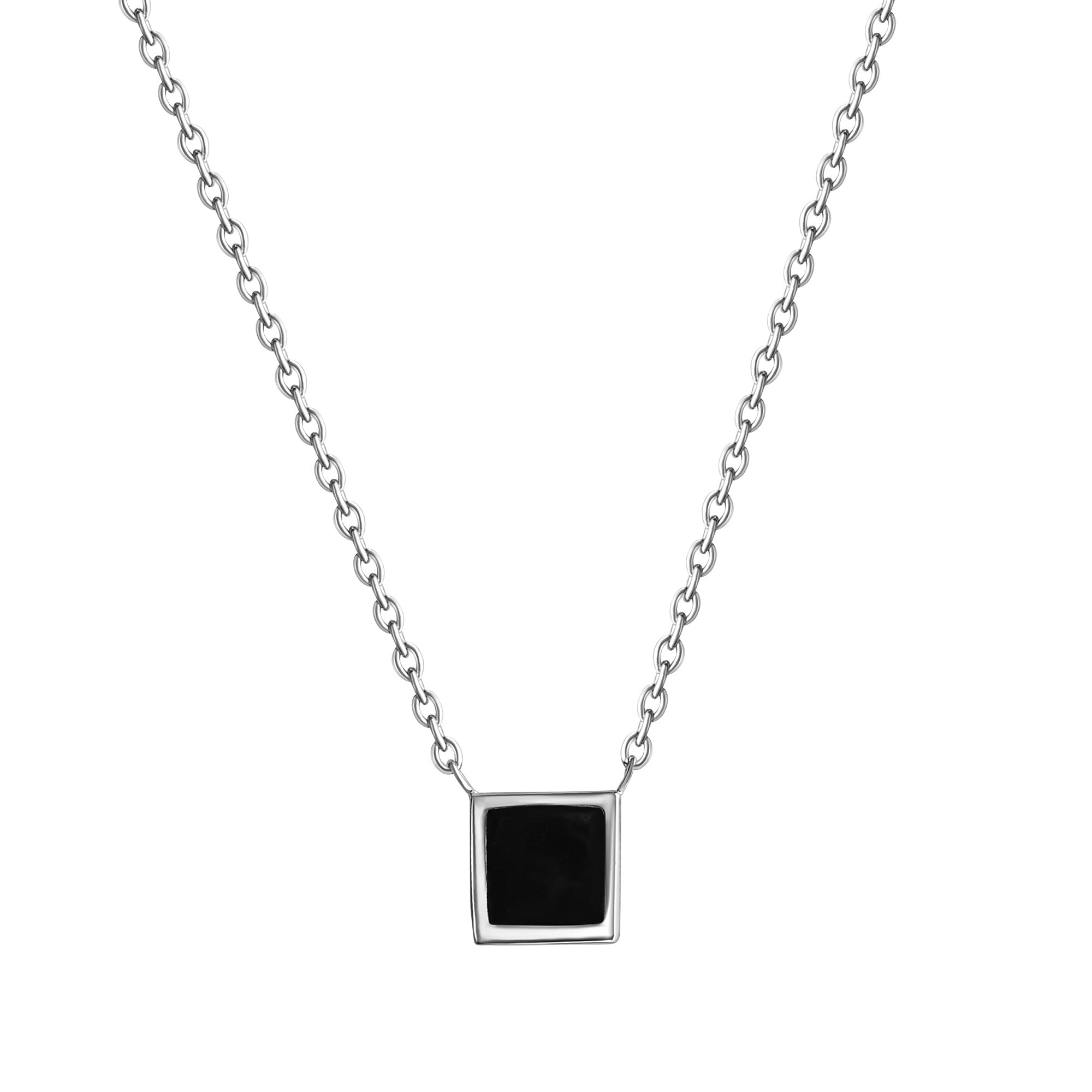 Collier 925-Sterling Silber rhodiniert
