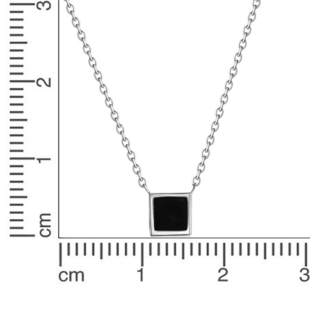 Collier 925-Sterling Silber rhodiniert