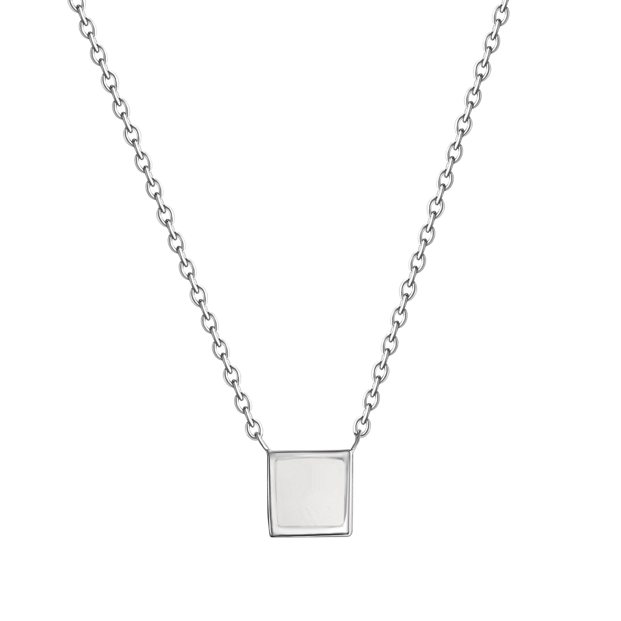 Collier 925-Sterling Silber rhodiniert