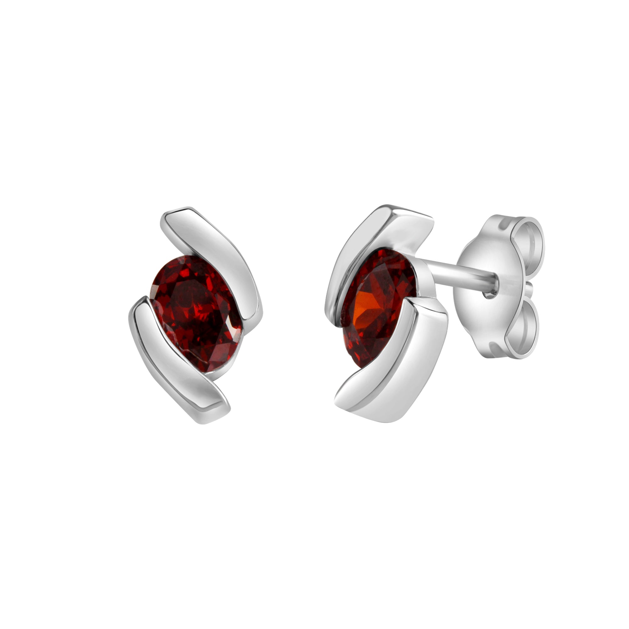 Ohrstecker 925-Sterling Silber rhodiniert