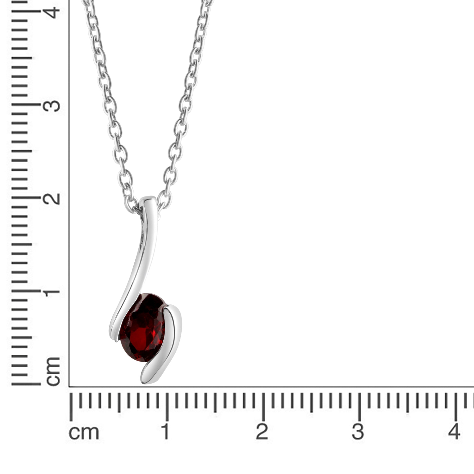Anhänger mit Kette 925-Sterling Silber rhodiniert