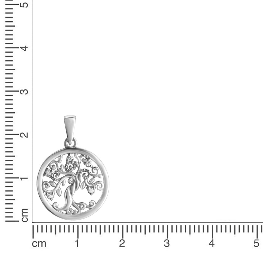 Anhänger 925-Sterling Silber rhodiniert