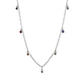 Collier 925-Sterling Silber rhodiniert