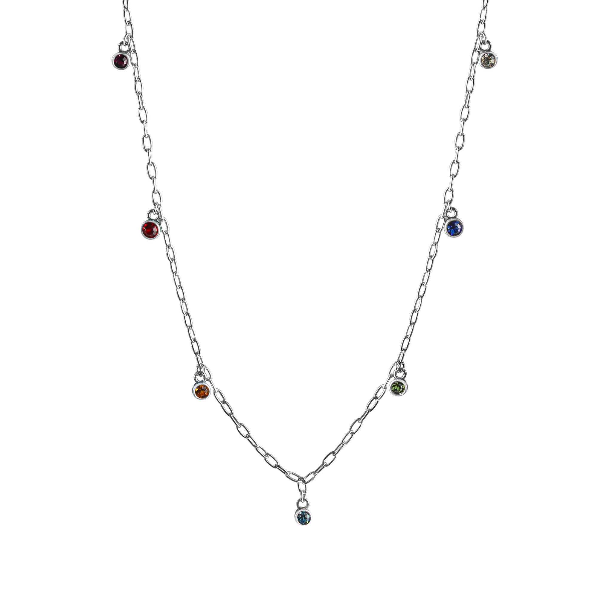 Collier 925-Sterling Silber rhodiniert