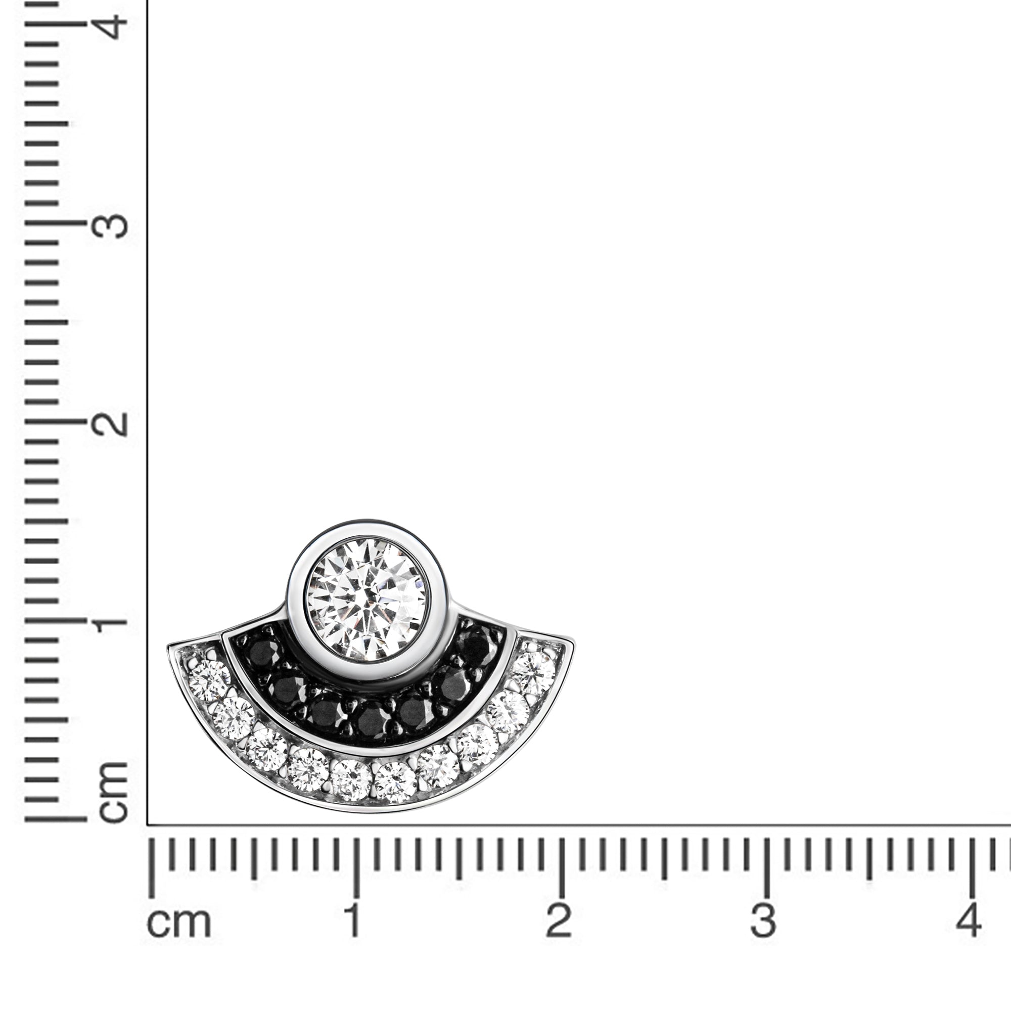 Anhänger 925-Sterling Silber rhodiniert Zirkonia