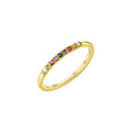 Ring 925-Sterling Silber vergoldet Zirkonia