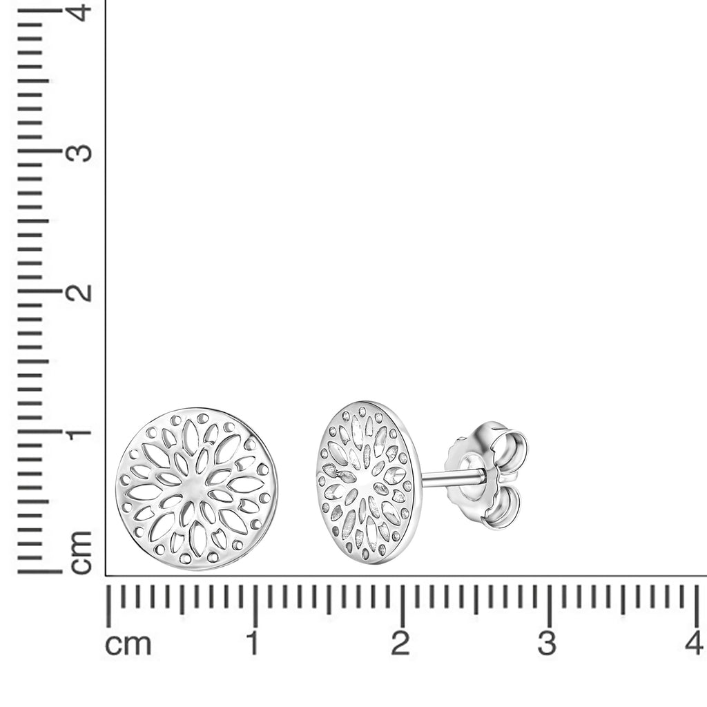Ohrstecker 925-Sterling Silber rhodiniert