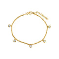 Armband 925-Sterling Silber vergoldet Zirkonia