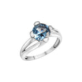 Ring 925-Sterling Silber rhodiniert