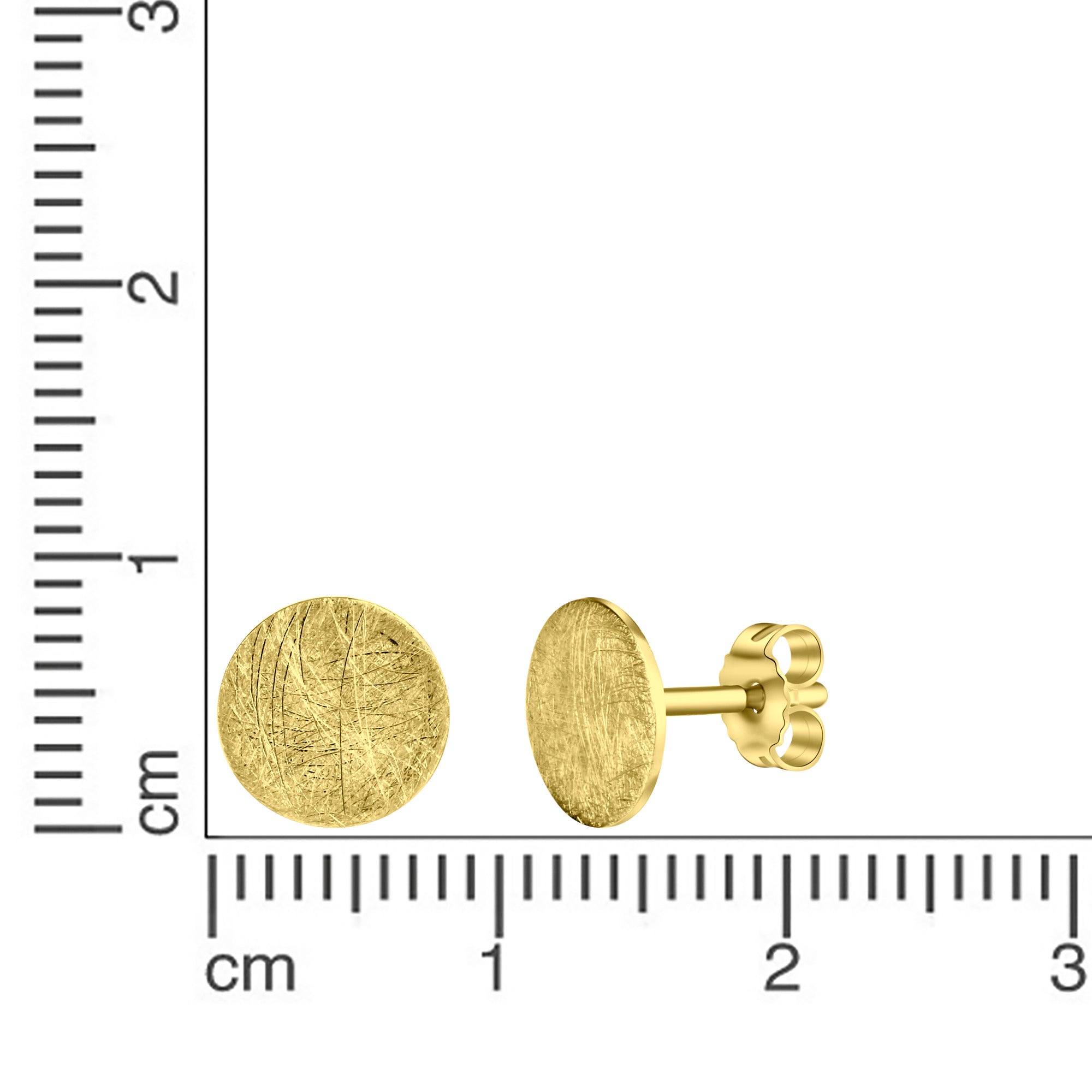 Ohrstecker 925-Sterling Silber vergoldet