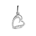 Anhänger 925-Sterling Silber rhodiniert Zirkonia
