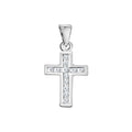 Anhänger 925-Sterling Silber rhodiniert Zirkonia