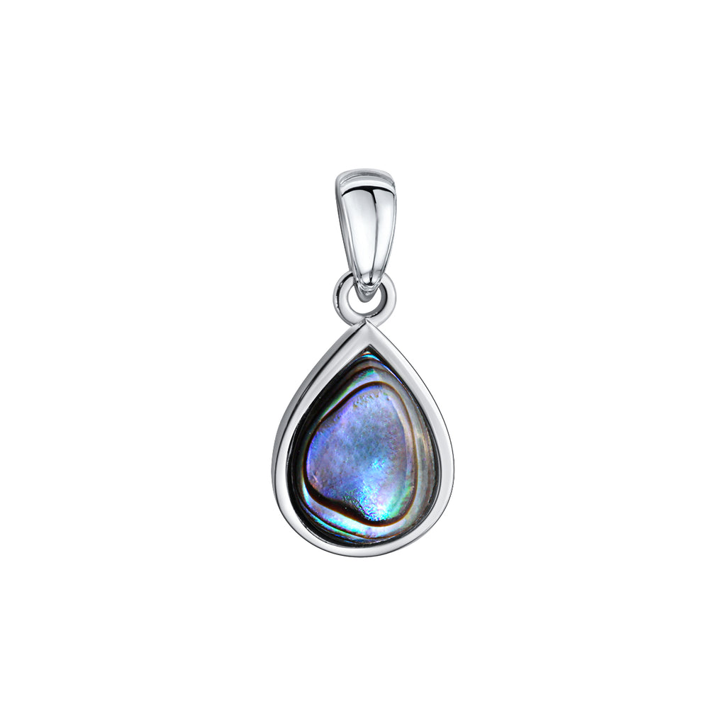 Anhänger 925-Sterling Silber rhodiniert Abalone