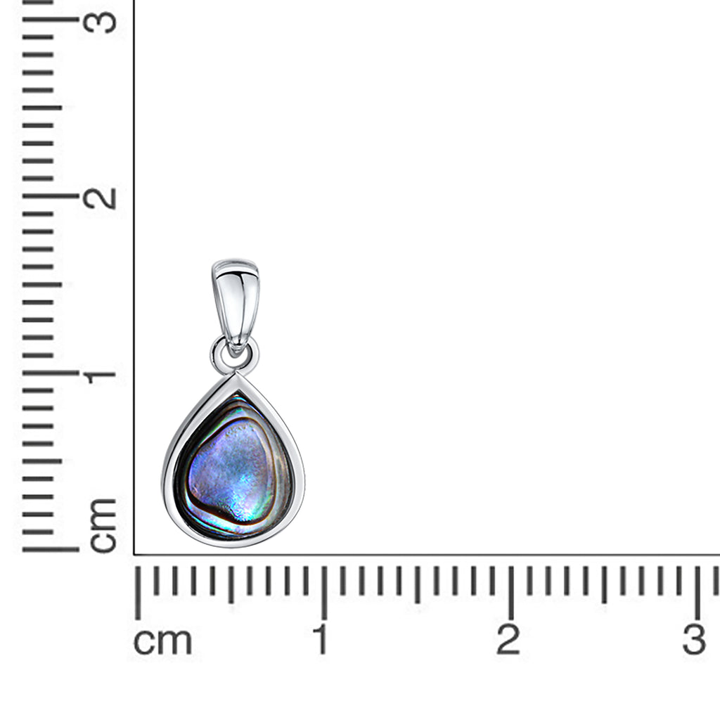 Anhänger 925-Sterling Silber rhodiniert Abalone