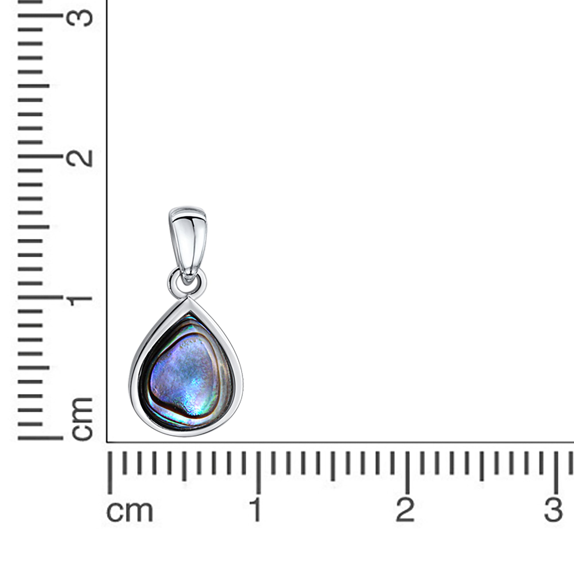 Anhänger 925-Sterling Silber rhodiniert Abalone