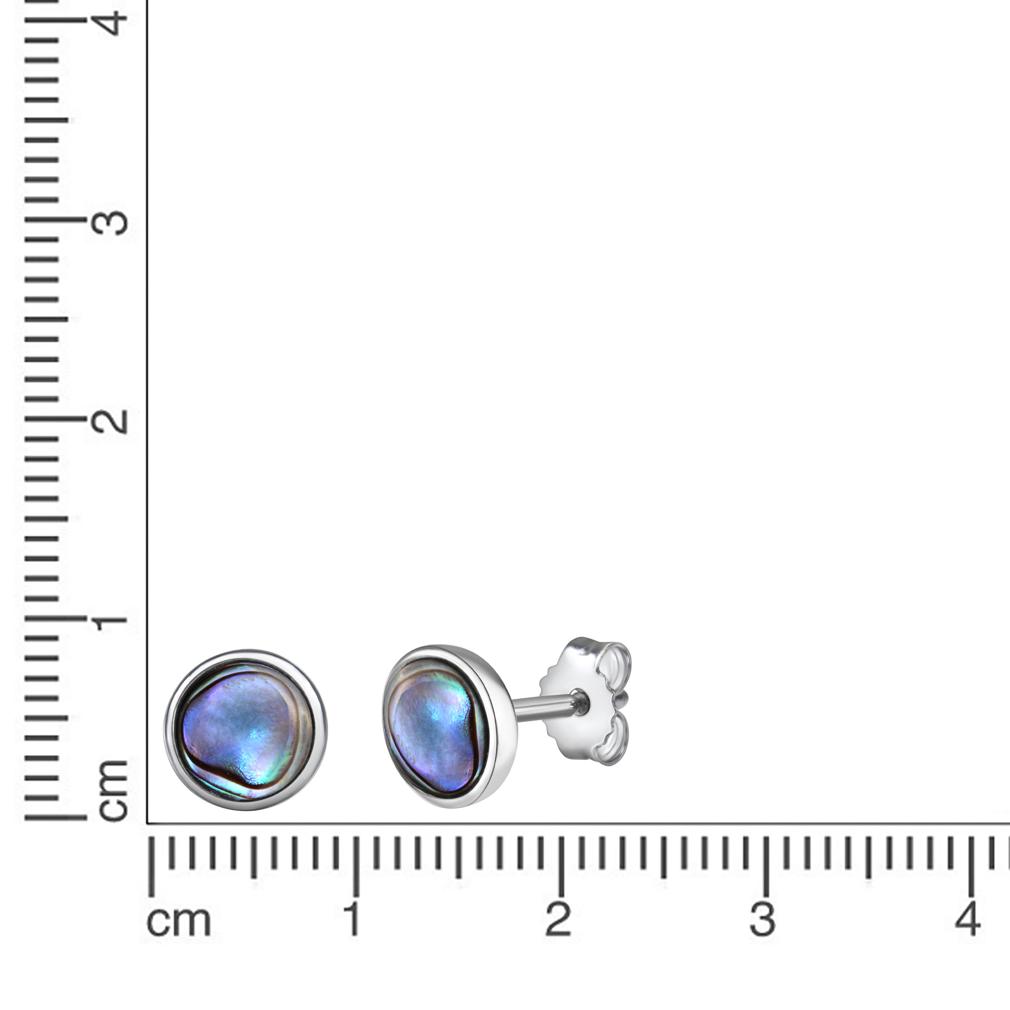 Ohrstecker 925-Sterling Silber rhodiniert