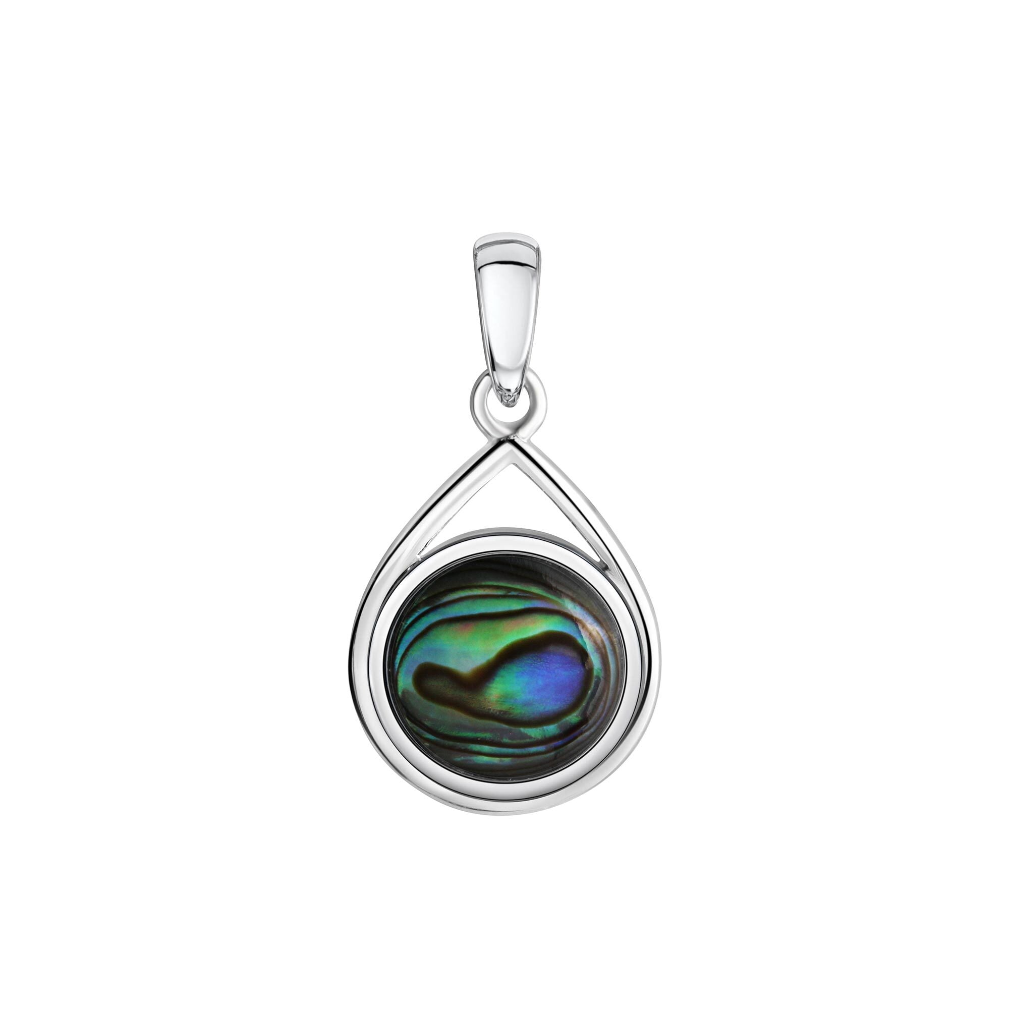 Anhänger 925-Sterling Silber rhodiniert Abalone